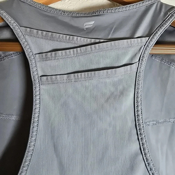 Fabletics women’s trinity high impact sports bra size XXL high neck gray - Picture 7 of 16